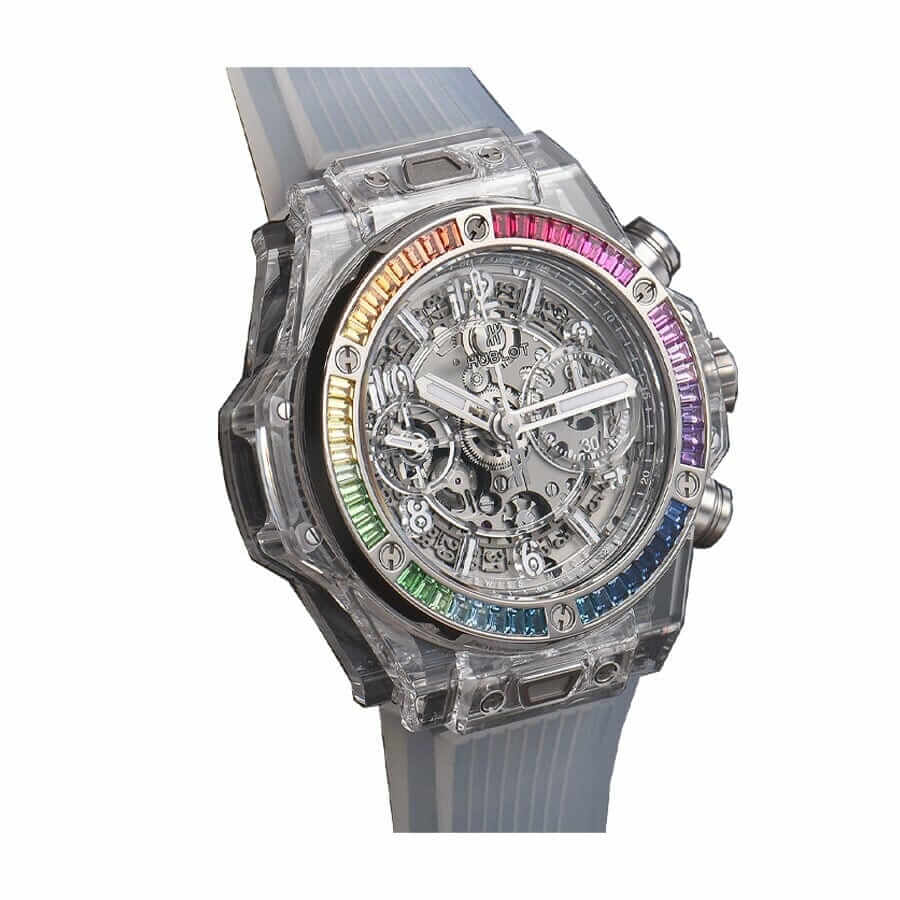 Hublot Big Bang Unico Rainbow 45MM 411.JX.4803.RT.4099 Sapphire Case
