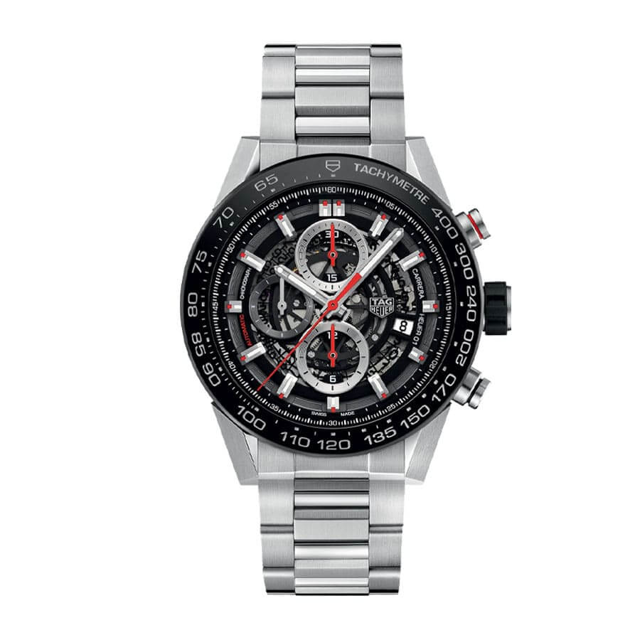 TAG Heuer Carrera 45MM CAR2A1W.BA0703 Black Steel