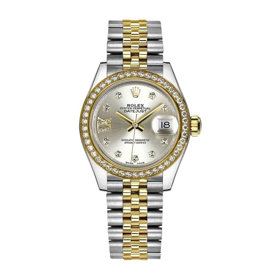 Rolex Lady-Datejust 28MM 279383RBR Champagne Diamond