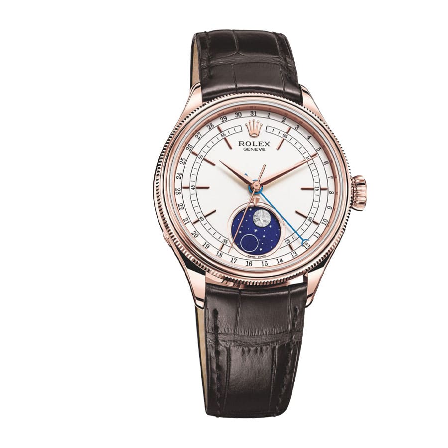 Rolex Cellini Moonphase 39MM 50535-0002 White Dial