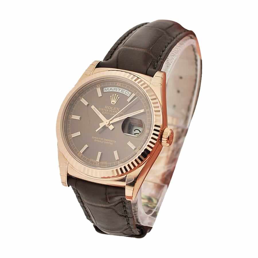 Rolex Day-Date 36MM 118139 Brown Dial