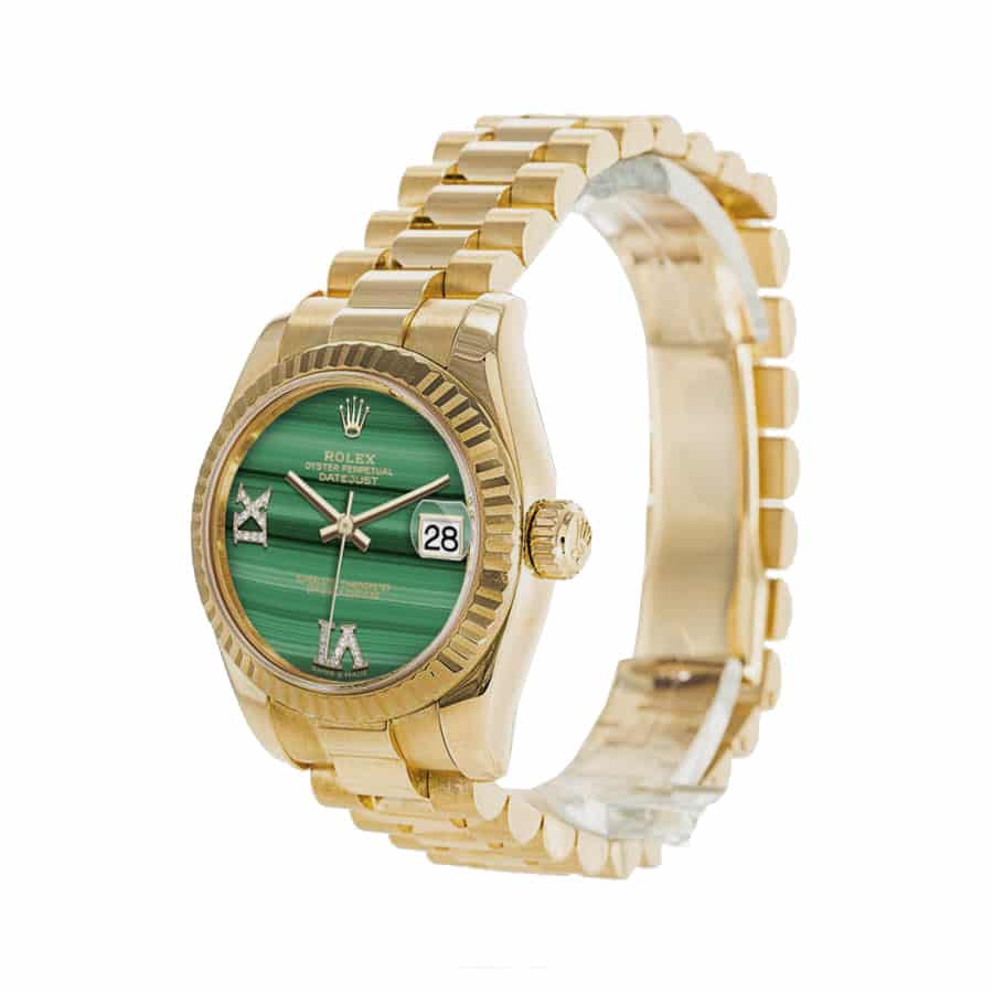 Rolex Datejust 31MM 278278-0004 Gold Green Dial