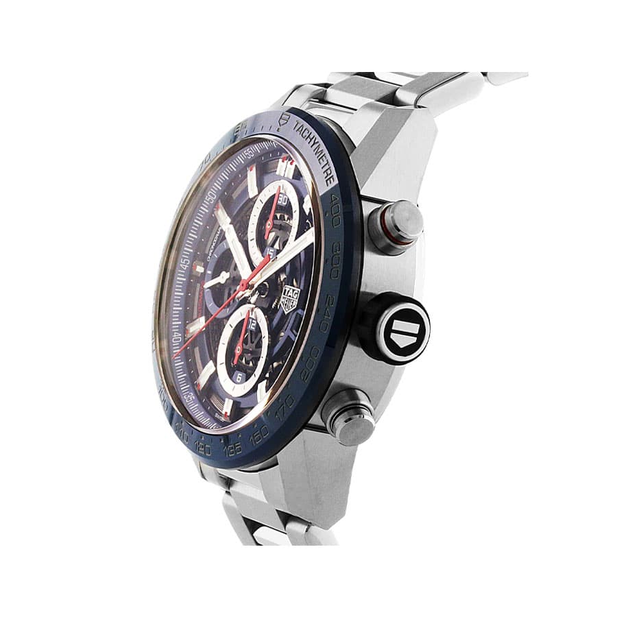 TAG Heuer Carrera 43MM CAR2A1T.FT6052 Blue Skeleton Dial