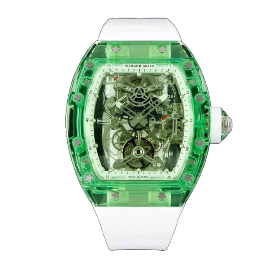 Richard Mille RM56 40MM RM56-01 Tourbillon Green Transparent