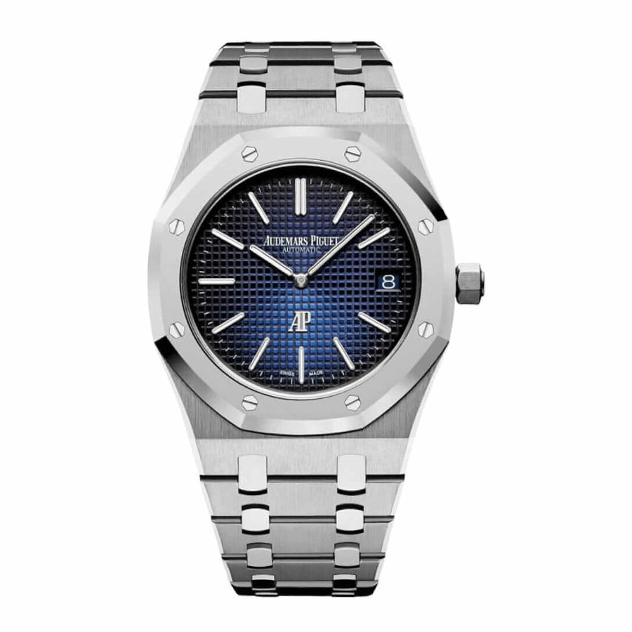 Audemars Piguet Royal Oak Jumbo Extra-Thin 41MM 15202IP.OO.1240IP.01 Blue Dial