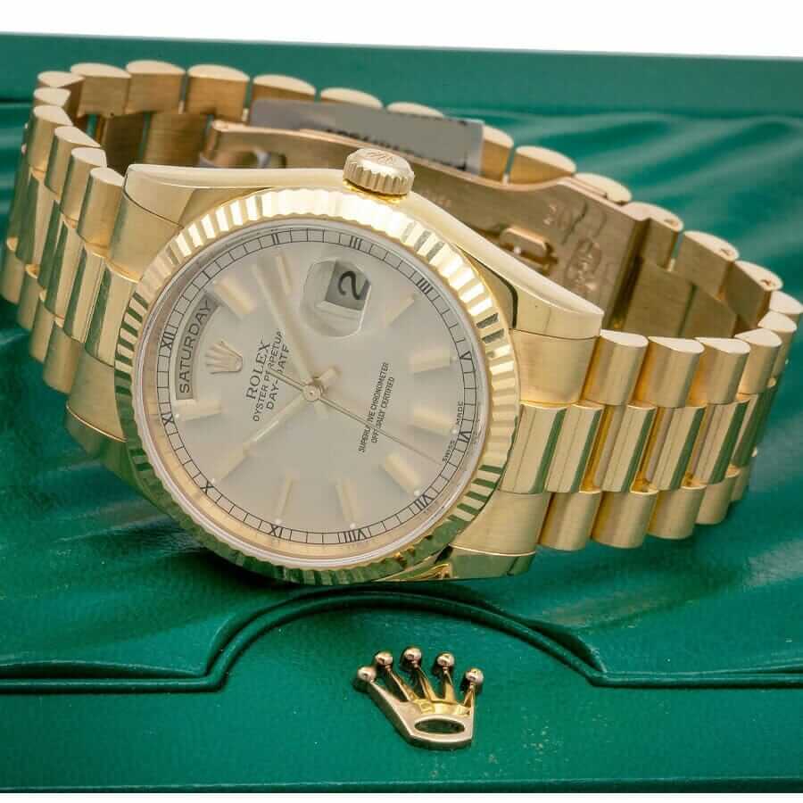 Rolex Day-Date 36 40MM 118238-0061 Ivory Dial