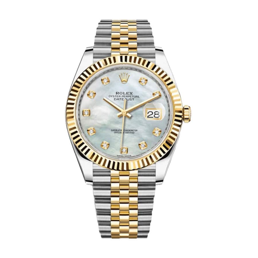 Rolex Datejust 41MM 126333-0018 Mother Of Pearl Diamond Dial