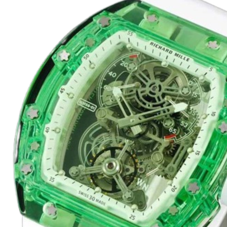 Richard Mille RM56 40MM RM56-01 Tourbillon Green Transparent