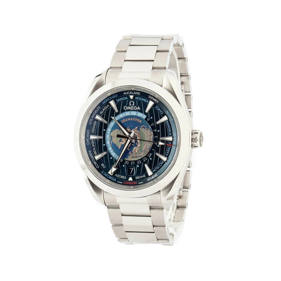 Omega De Ville Aqua Terra Worldtimer 38MM 220.10.43.22.03.001