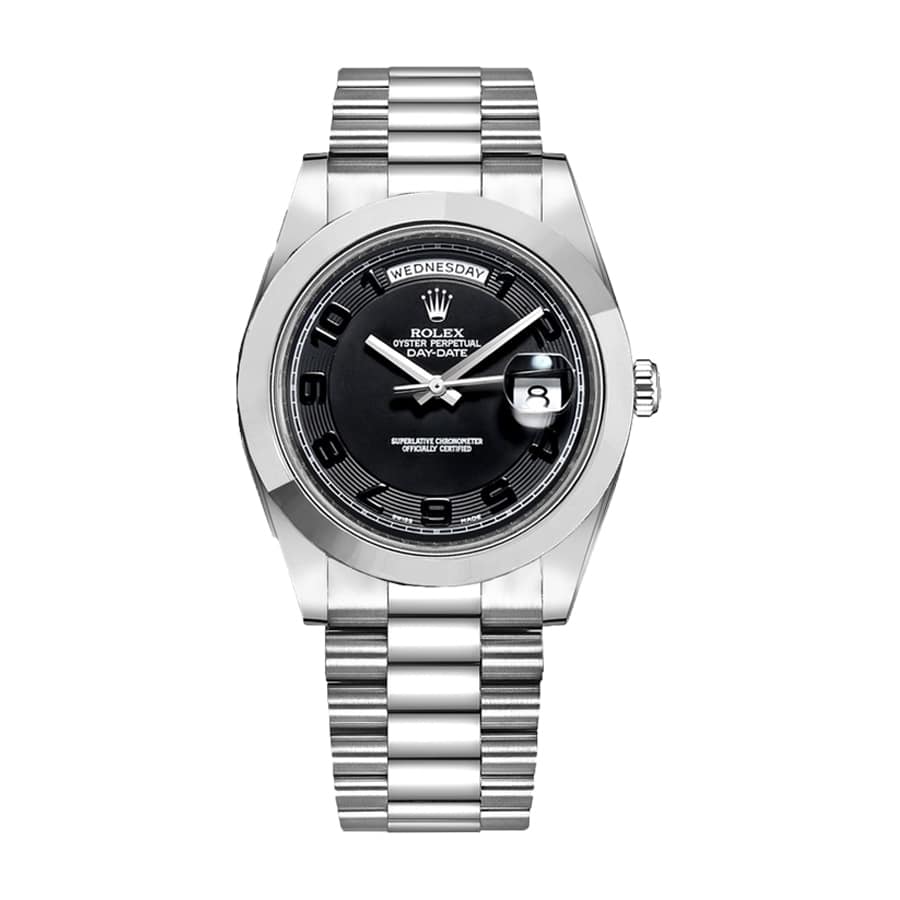 Rolex Day-Date 41MM 218206 Black Dial