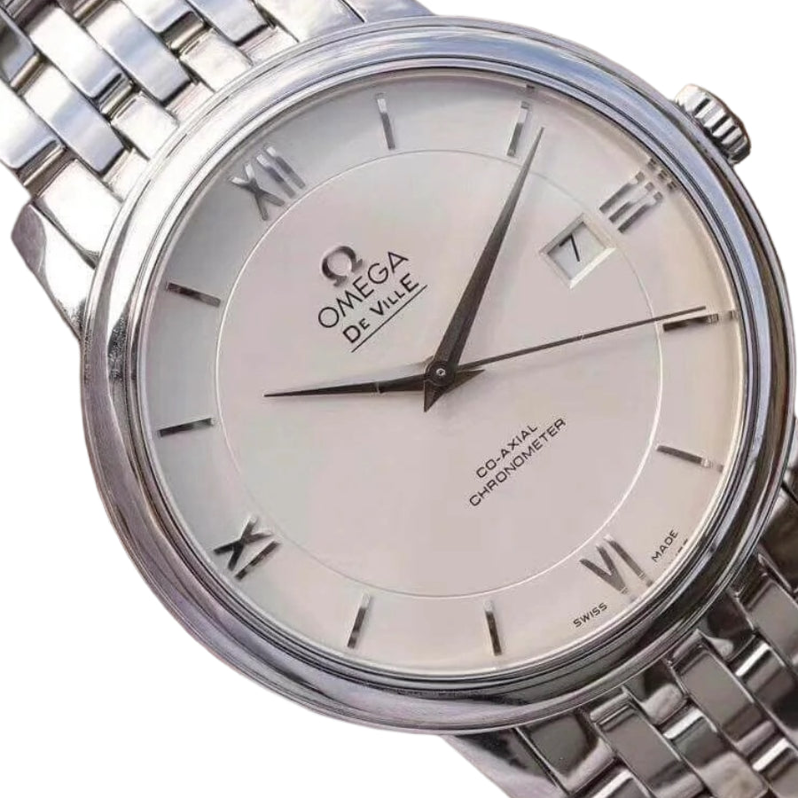 Omega De Ville Prestige 40MM 424.10.37.20.02.001 White Dial