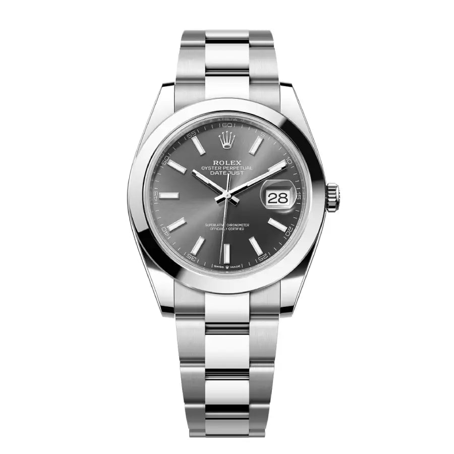 Rolex Datejust 41MM 126300 Smoke Grey Dial Oyster