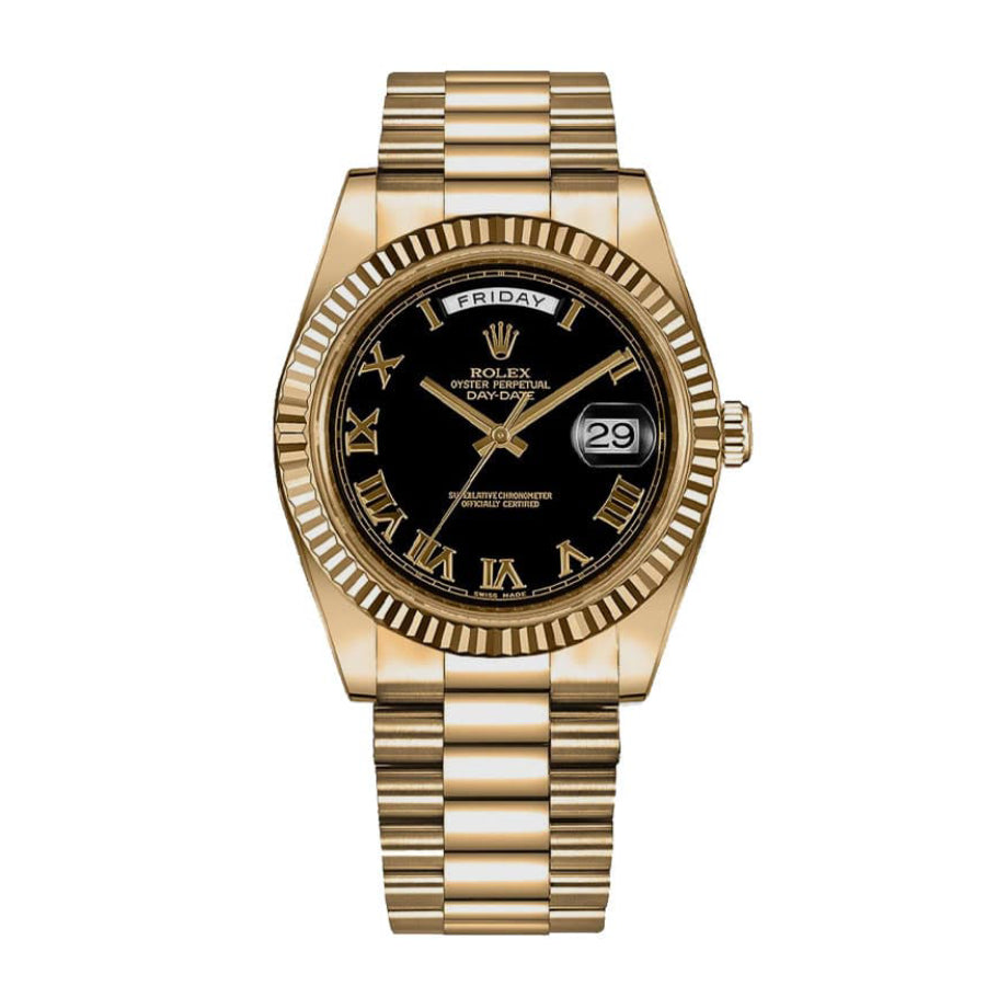 Rolex Day-Date II 40MM 228235 Black Everose Gold