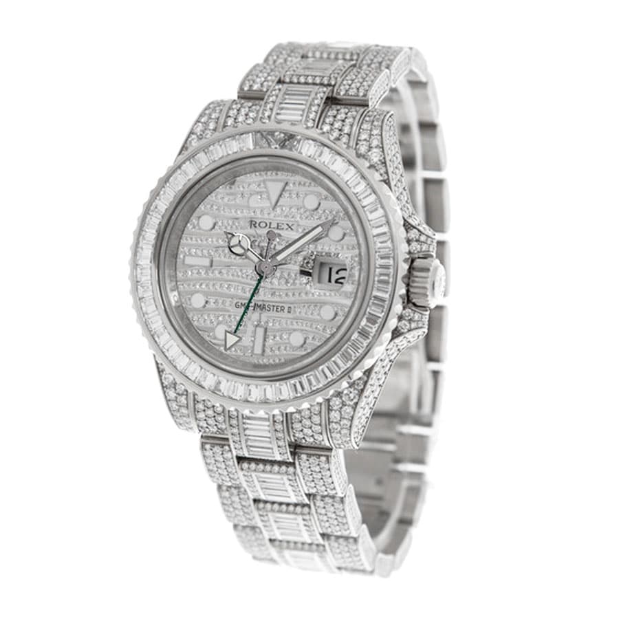 Rolex GMT-Master II 41MM 116710LN Full Diamond