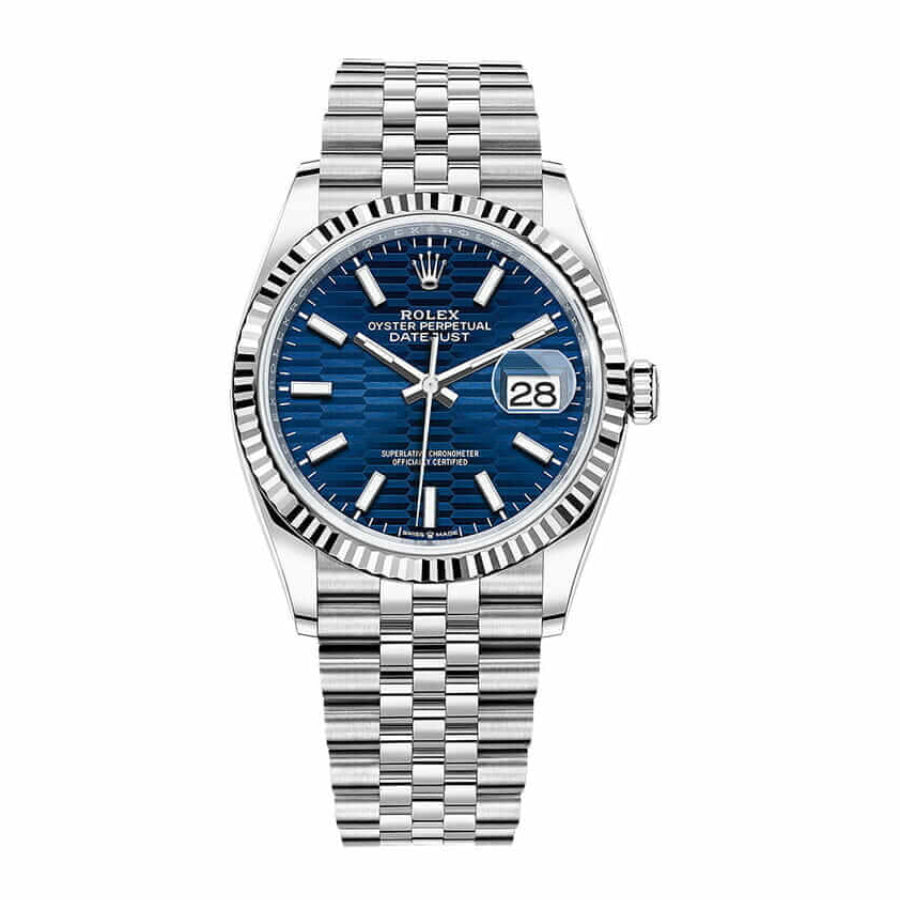 Rolex Datejust 36MM 126234 Blue Dial Jubilee