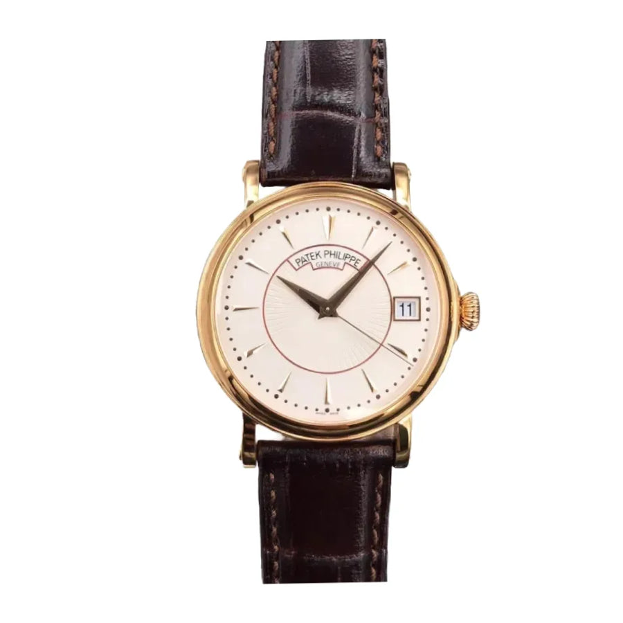 Patek Philippe Calatrava 38MM 5153J-001 Yellow Gold Officer’s Case