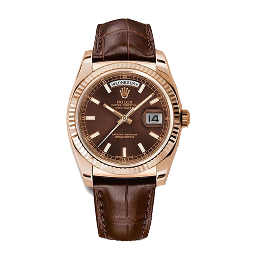 Rolex Day-Date 36MM 118139 Brown Dial