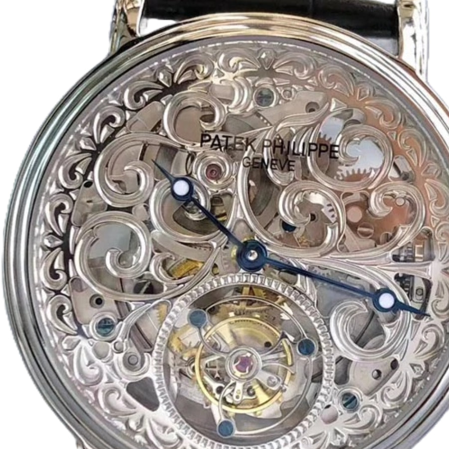 Patek Philippe Grand Complications Tourbillon 40MM P83000 Silver Dial