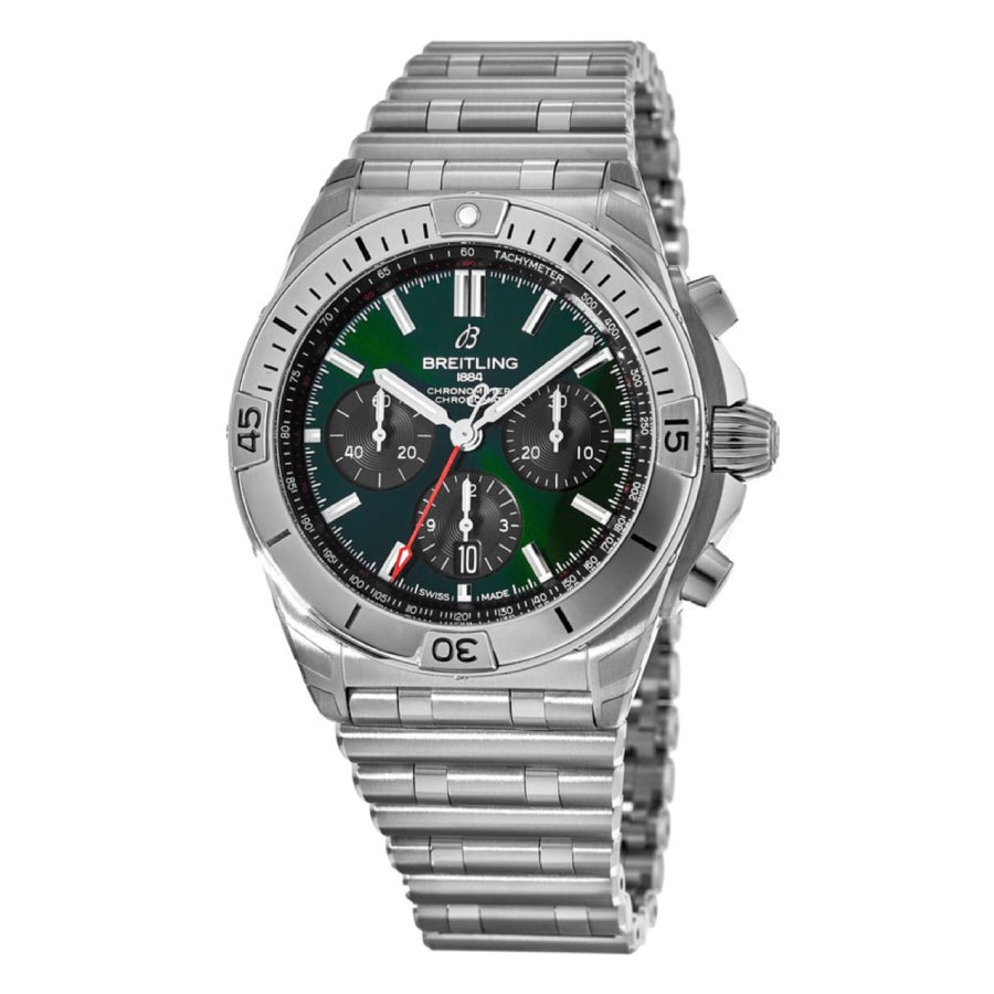 Breitling Chronomat 45MM AB0134101L1A1 Green Dial