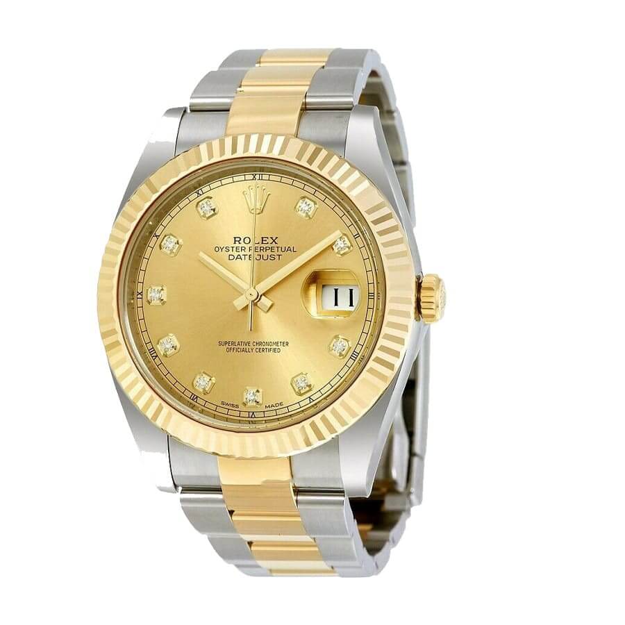 Rolex Datejust 41MM 126333-0011 Champagne Diamond Dial