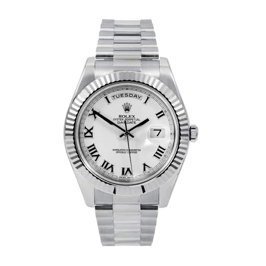 Rolex Day-Date II 41MM 218239 White Dial