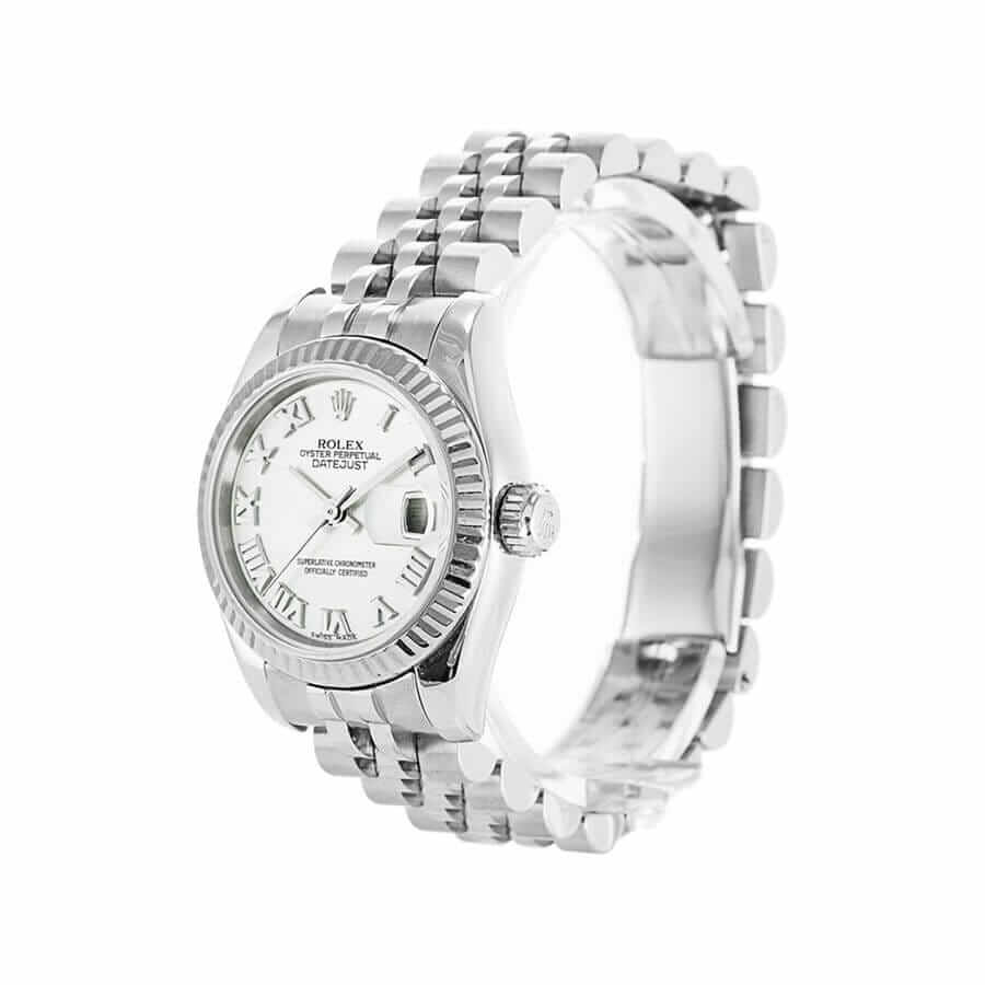 Rolex Datejust 26MM 179174 White Roman Numeral Dial
