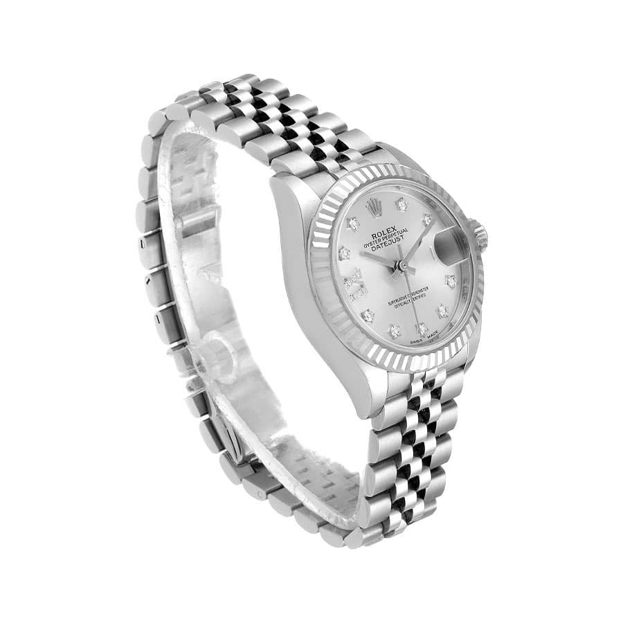 Rolex Lady-Datejust 28MM 279174-0021 Silver Dial Jubilee