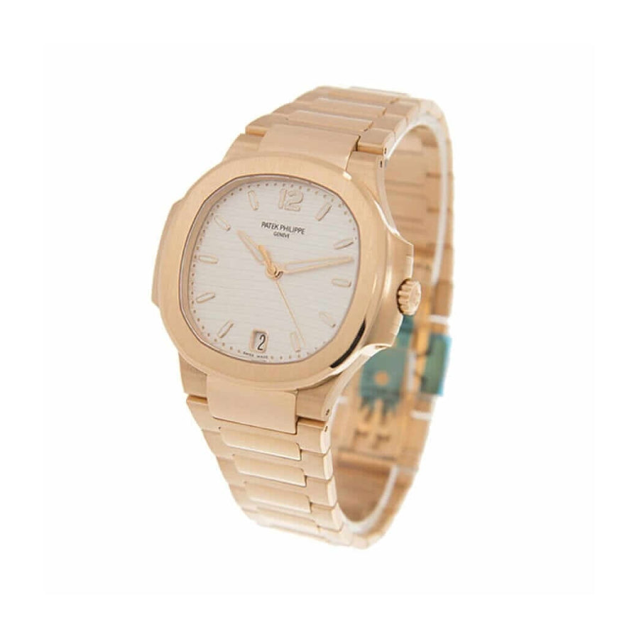 Patek Philippe Nautilus 35.2MM 7118-1R-001 Rose Gold White Dial