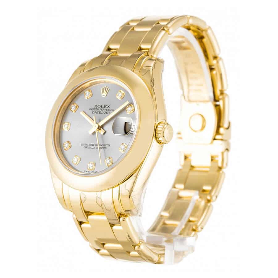 Rolex Pearl Master 31MM 81208 Gold & Diamond Dial