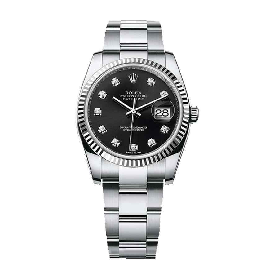 Rolex Lady-Datejust 28MM 126334 White Gold Fluted Bezel