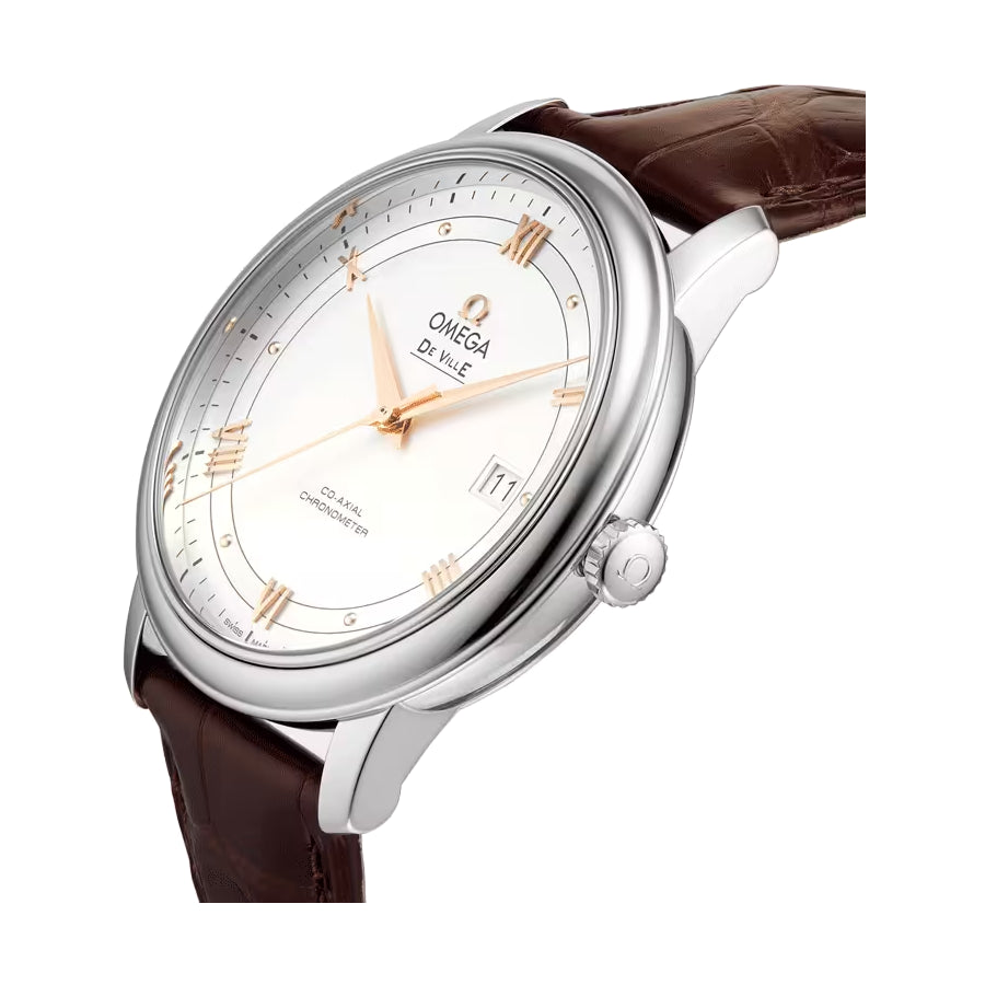 Omega De Ville Prestige 38MM 424.13-40.20-02.002 Blue Dial