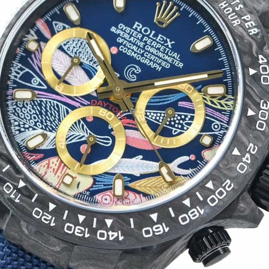 Rolex Daytona 40MM 2071401 Fish Pattern Dial