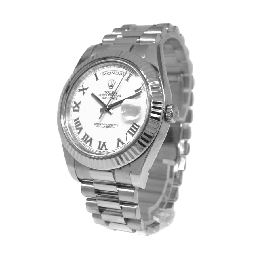 Rolex Day-Date II 41MM 218239 White Dial