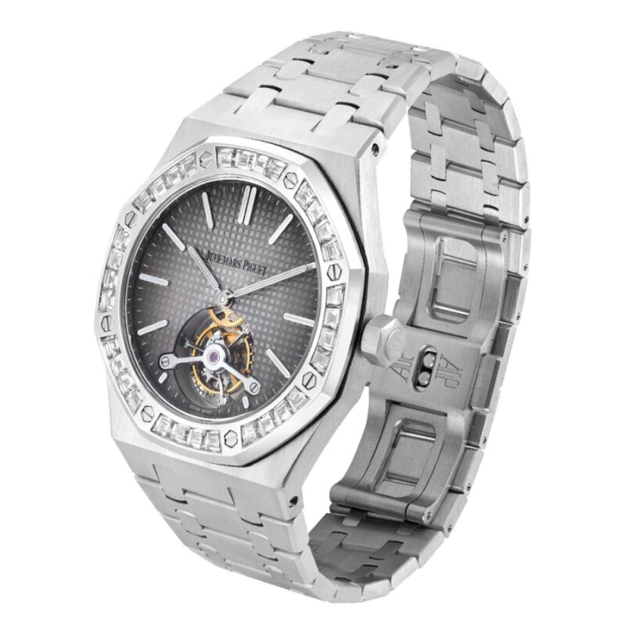 Audemars Piguet Royal Oak Tourbillon Extra-Thin 41MM 26516PT.ZZ.1220PT.01 Platinum Diamond