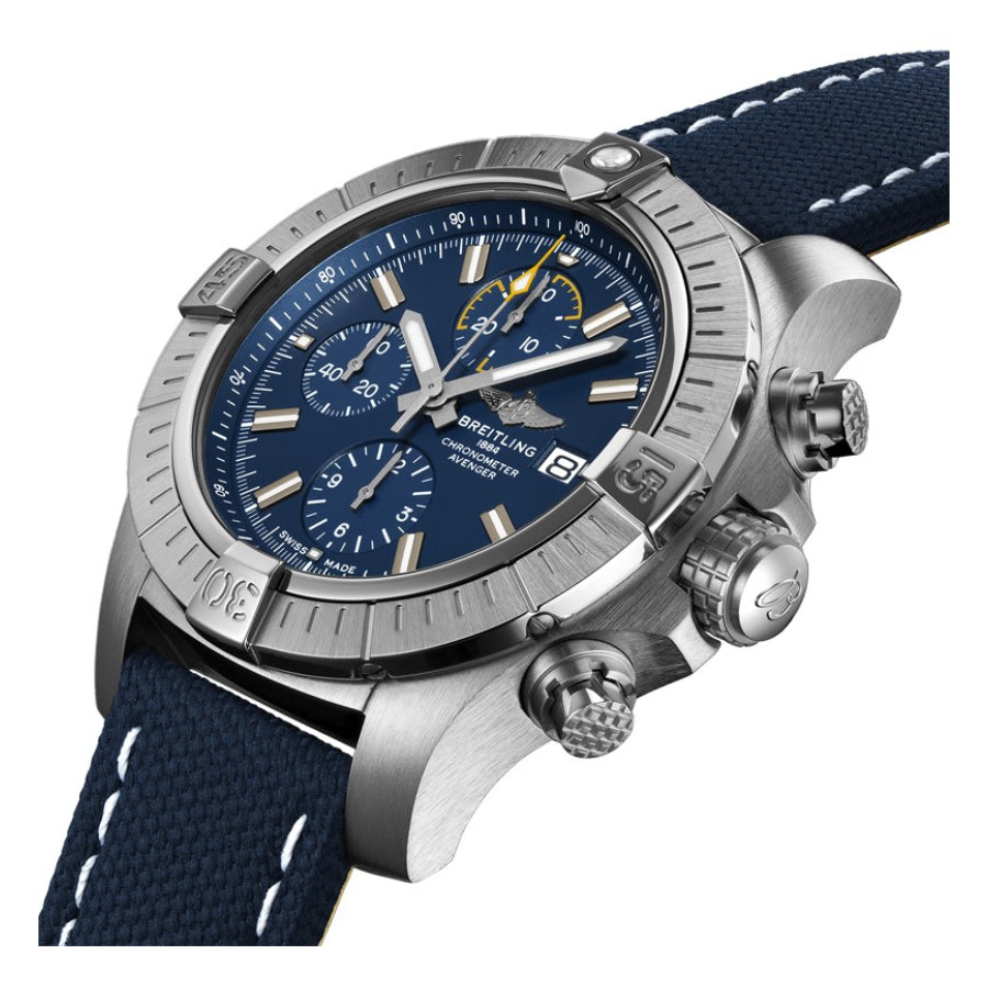 Breitling Avenger Chronomat 45MM A13385101C1X2 Blue Dial Chronograph