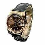 Rolex Day-Date 36MM 118139 Black Leather