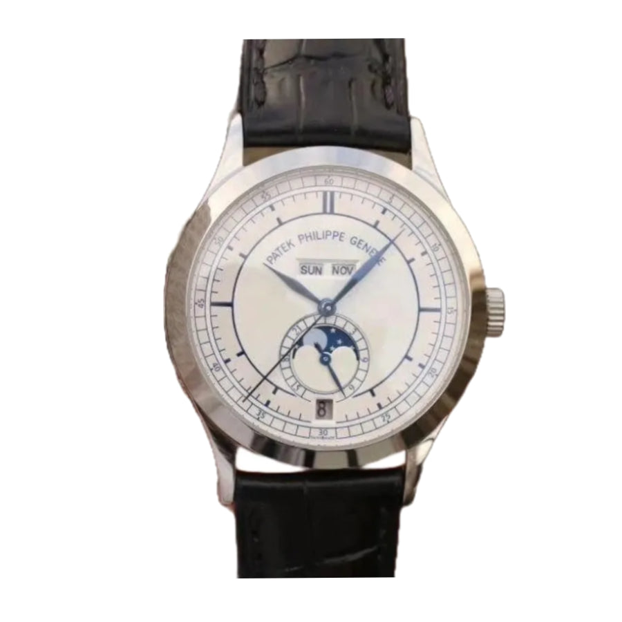 Patek Philippe Complications 38MM 5396G-001 White Gold Silvery Dial