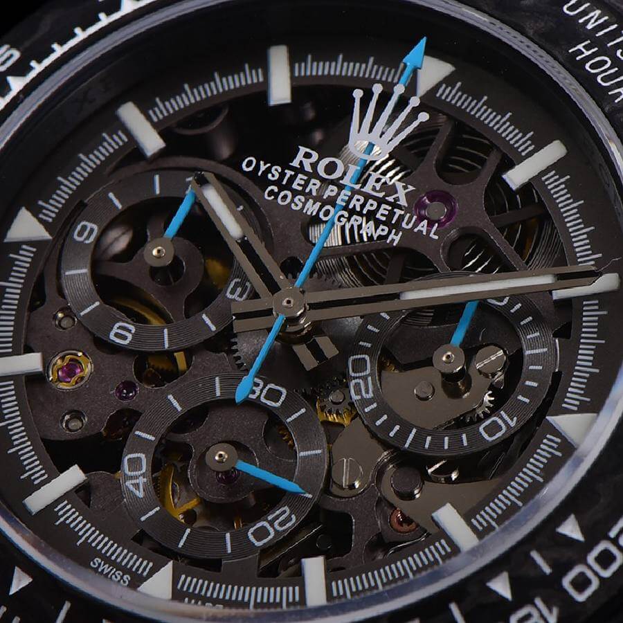 Rolex Daytona 40MM DIW Carbon Skeleton
