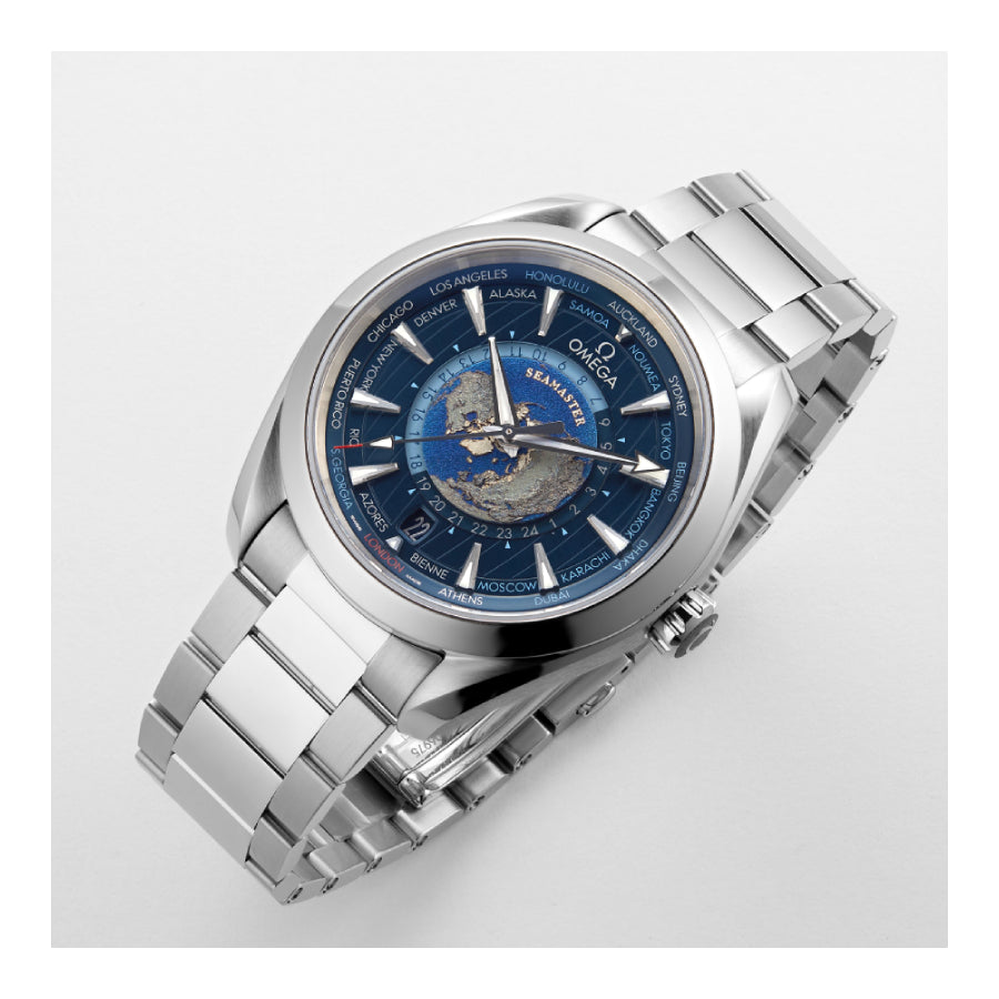 Omega De Ville Aqua Terra Worldtimer 38MM 220.10.43.22.03.001