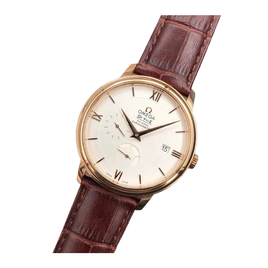 Omega De Ville 40MM 424.53.40.21.02.001 Brown Leather Strap