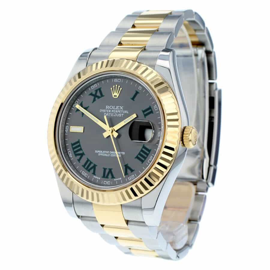 Rolex Datejust II 41MM 116333-0001 Grey Roman Dial
