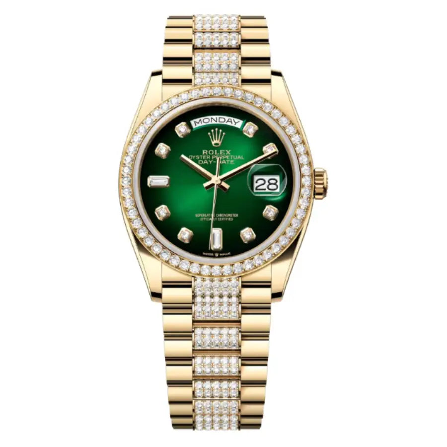 Rolex Day-Date 40MM 128348RBR Iced Out