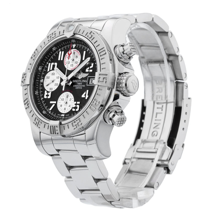 Breitling Super Avenger II 45MM A13370 Black Dial