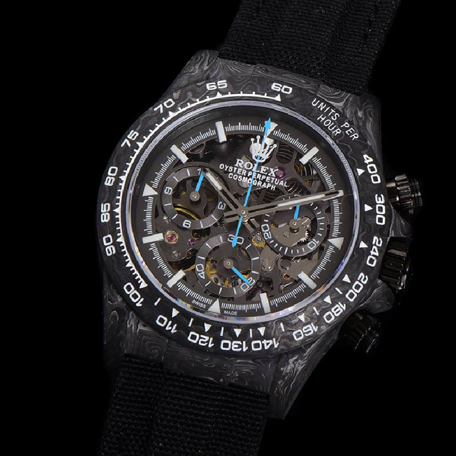 Rolex Daytona 40MM DIW Carbon Skeleton