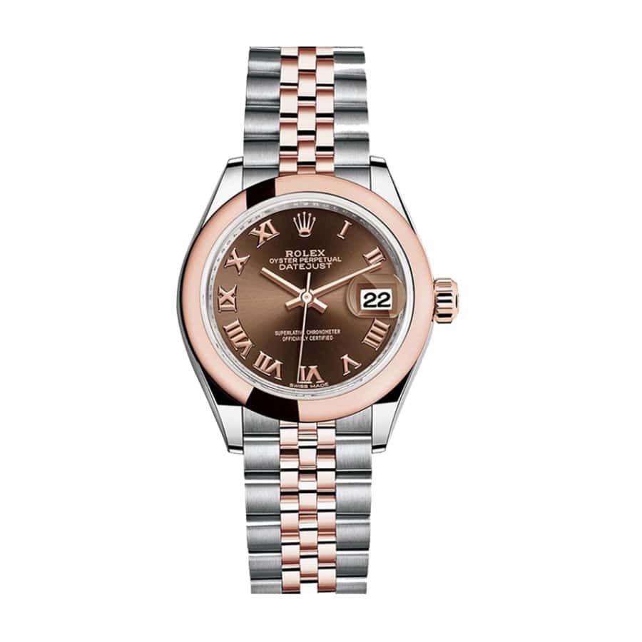 Rolex Lady-Datejust 28MM 279161 Chocolate Roman Dial