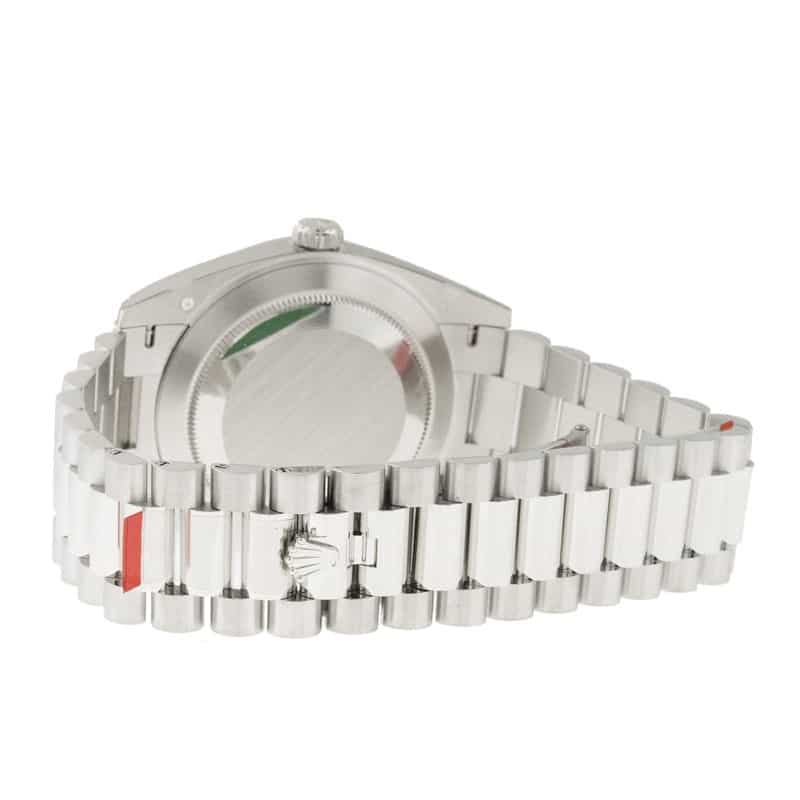 Rolex Day-Date 40MM 228206-0001 Black Diagonal Dial