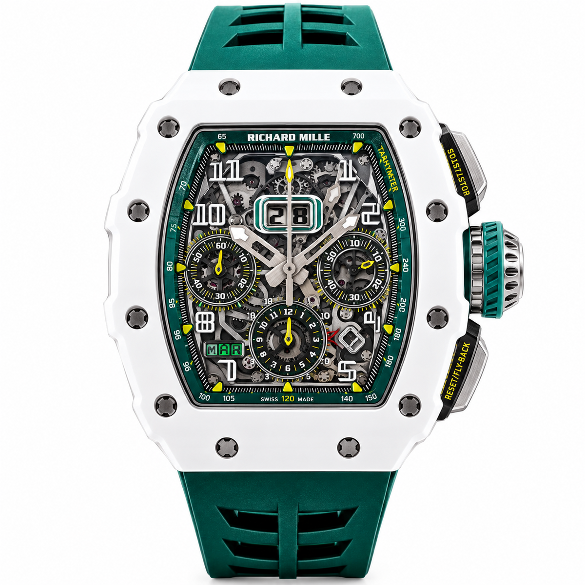 Richard Mille RM 011-03 Yashil 50MM RM1103