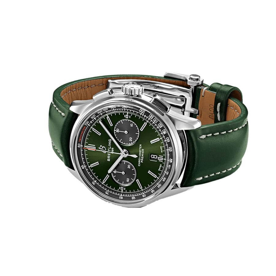Breitling Premier 42MM AB0118A11L1X1 Green Dial