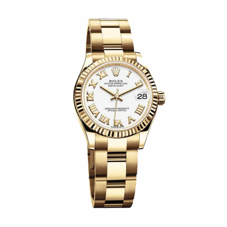 Rolex Datejust 31MM 278278-0019 Yellow Gold Fluted Bezel