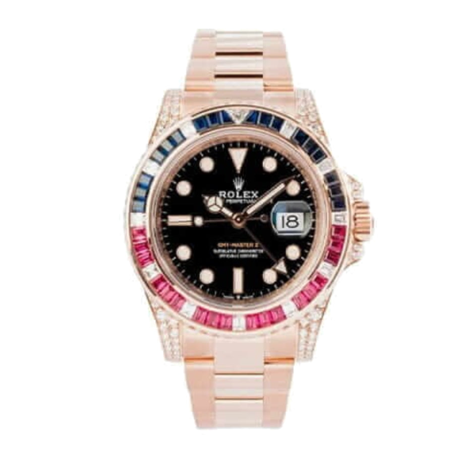 Rolex GMT-Master II 40MM 126755SARU Diamond Bezel
